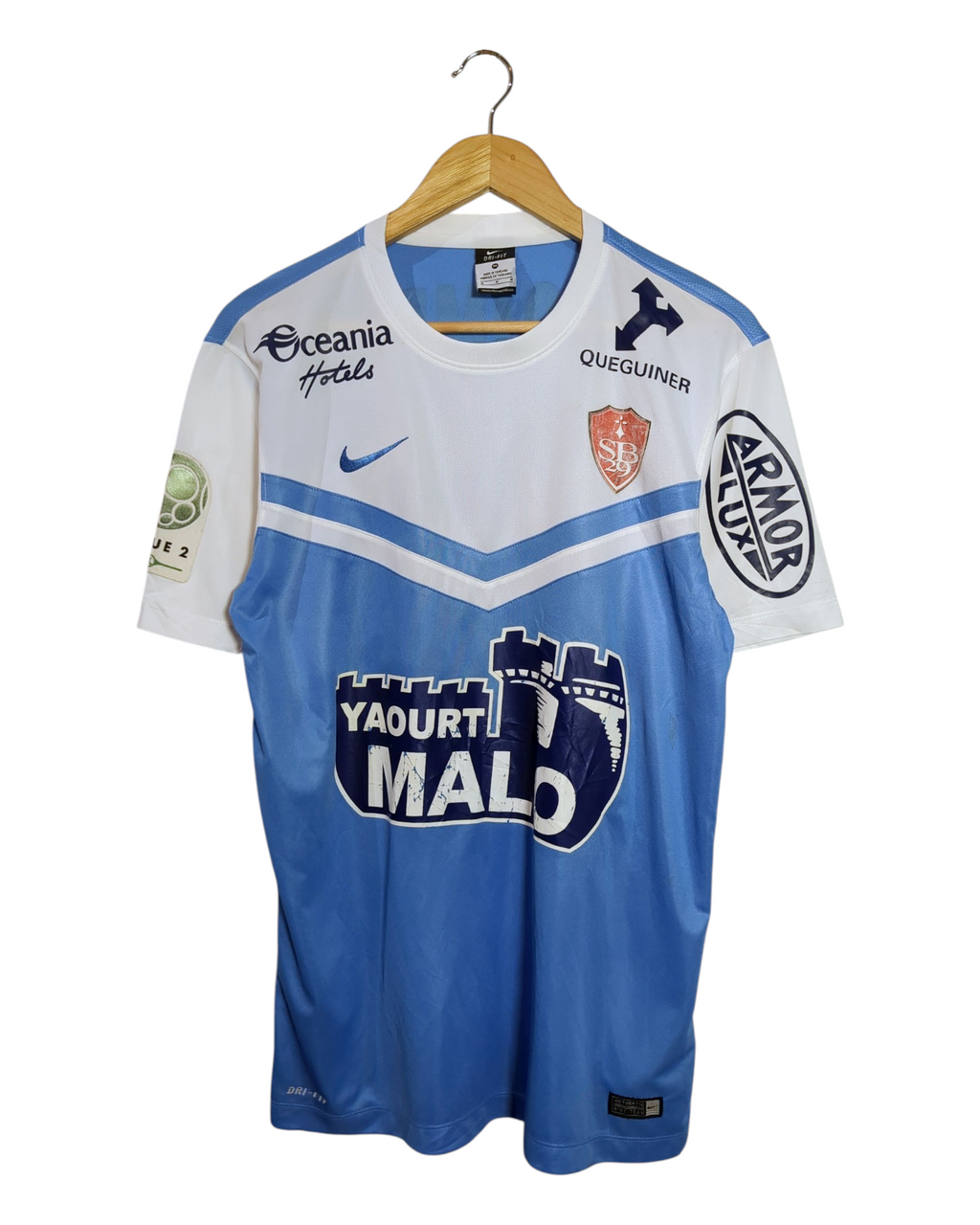 2014-15 Stade Brestois Nike Away Shirt #13 Moimbe - (S)