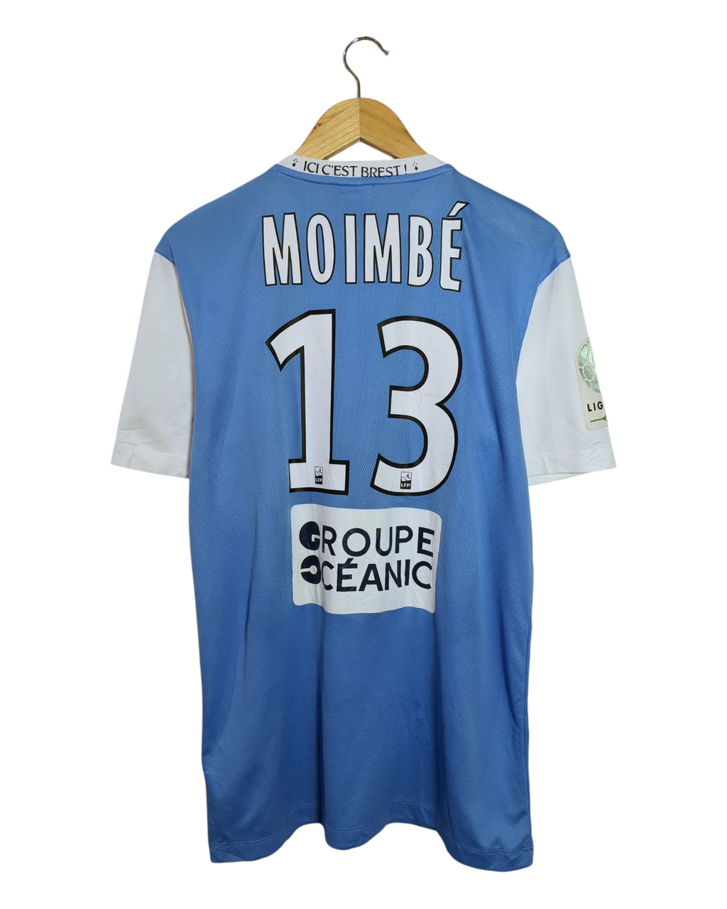 2014-15 Stade Brestois Nike Away Shirt #13 Moimbe - (S)