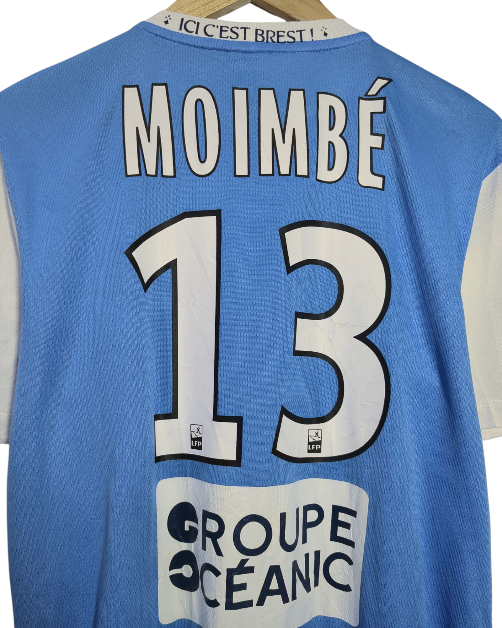 2014-15 Stade Brestois Nike Away Shirt #13 Moimbe - (S)