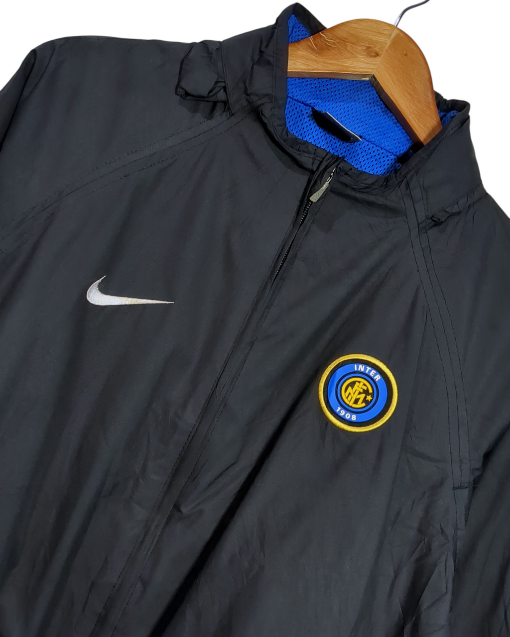 2004-05 Inter Milan Nike Hooded Rain Jacket - (XL)