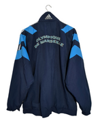 1998-99 Olympique Marseille Adidas Hooded Rain Jacket - (XL)