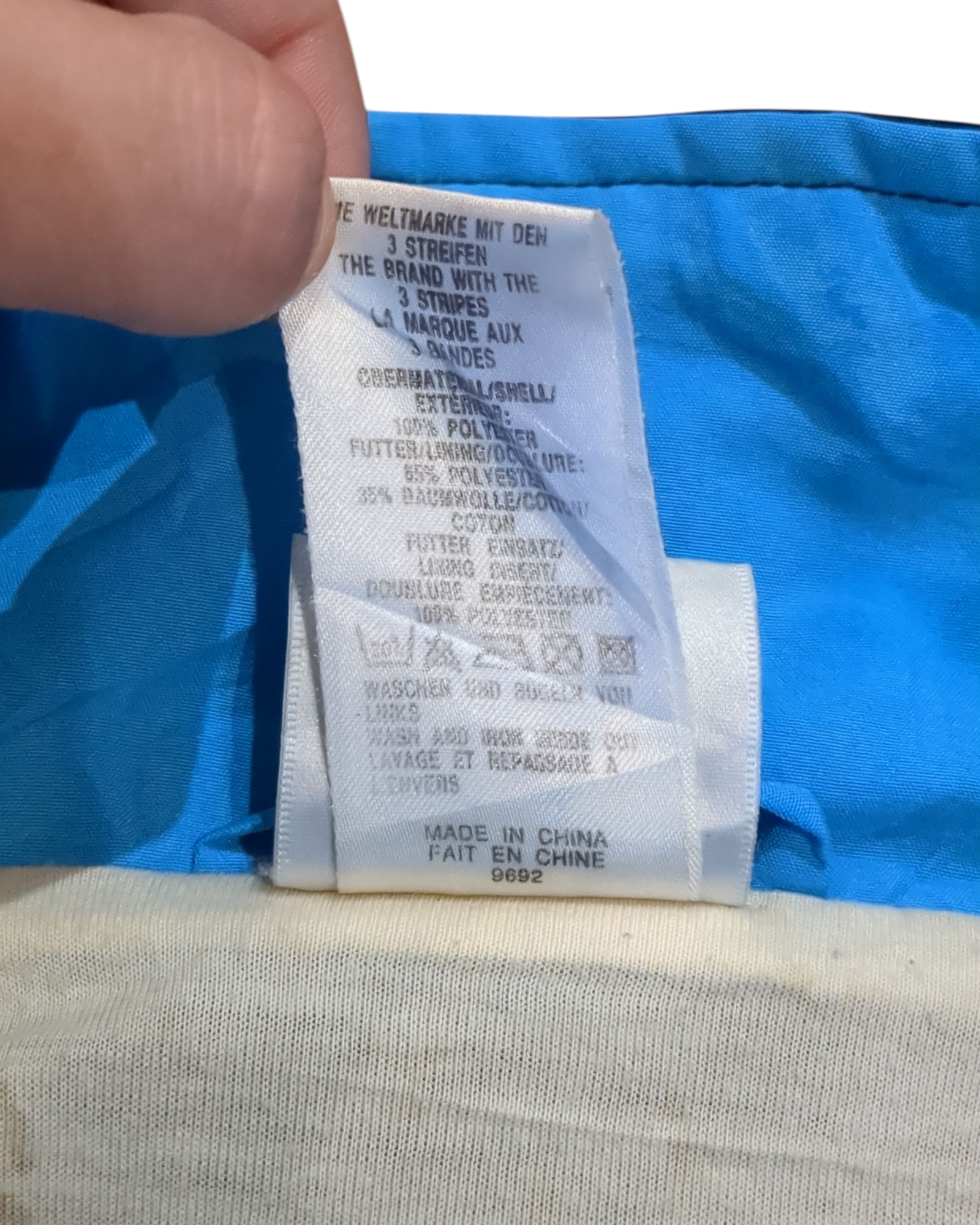 1998-99 Olympique Marseille Adidas Hooded Rain Jacket - (XL)