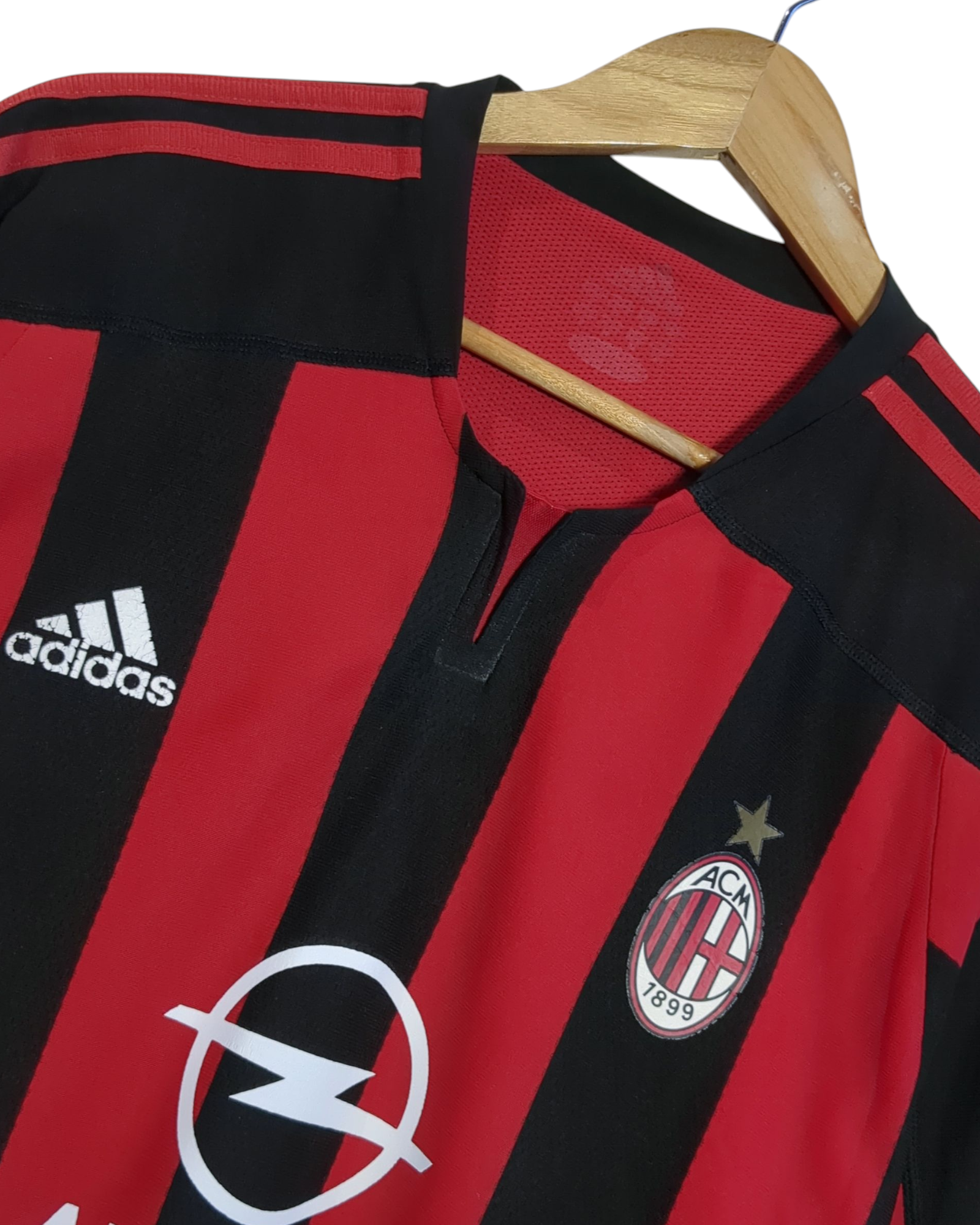 2003-04 AC Milan Adidas Player Issue Home Shirt - (L)