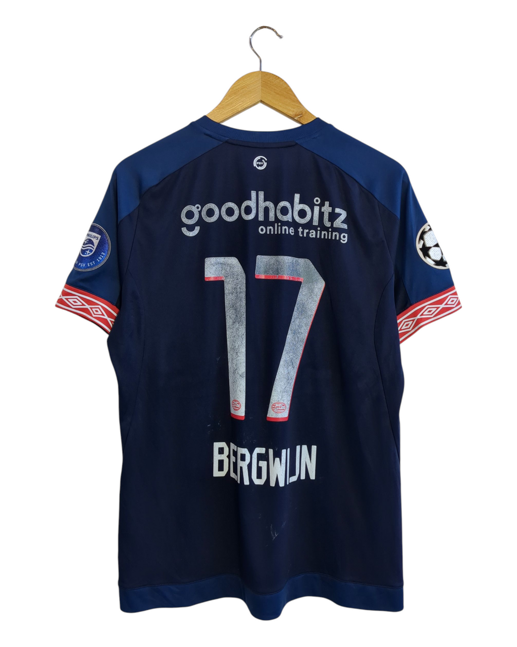 2018-19 PSV Umbro UCL Third Shirt #17 Bergwijn - (M)