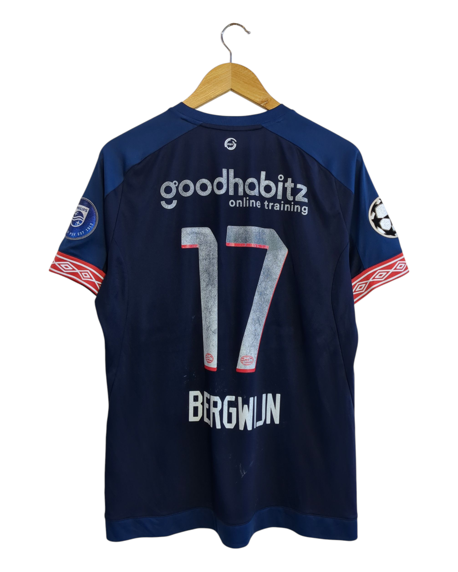 2018-19 PSV Umbro UCL Third Shirt #17 Bergwijn - (M)