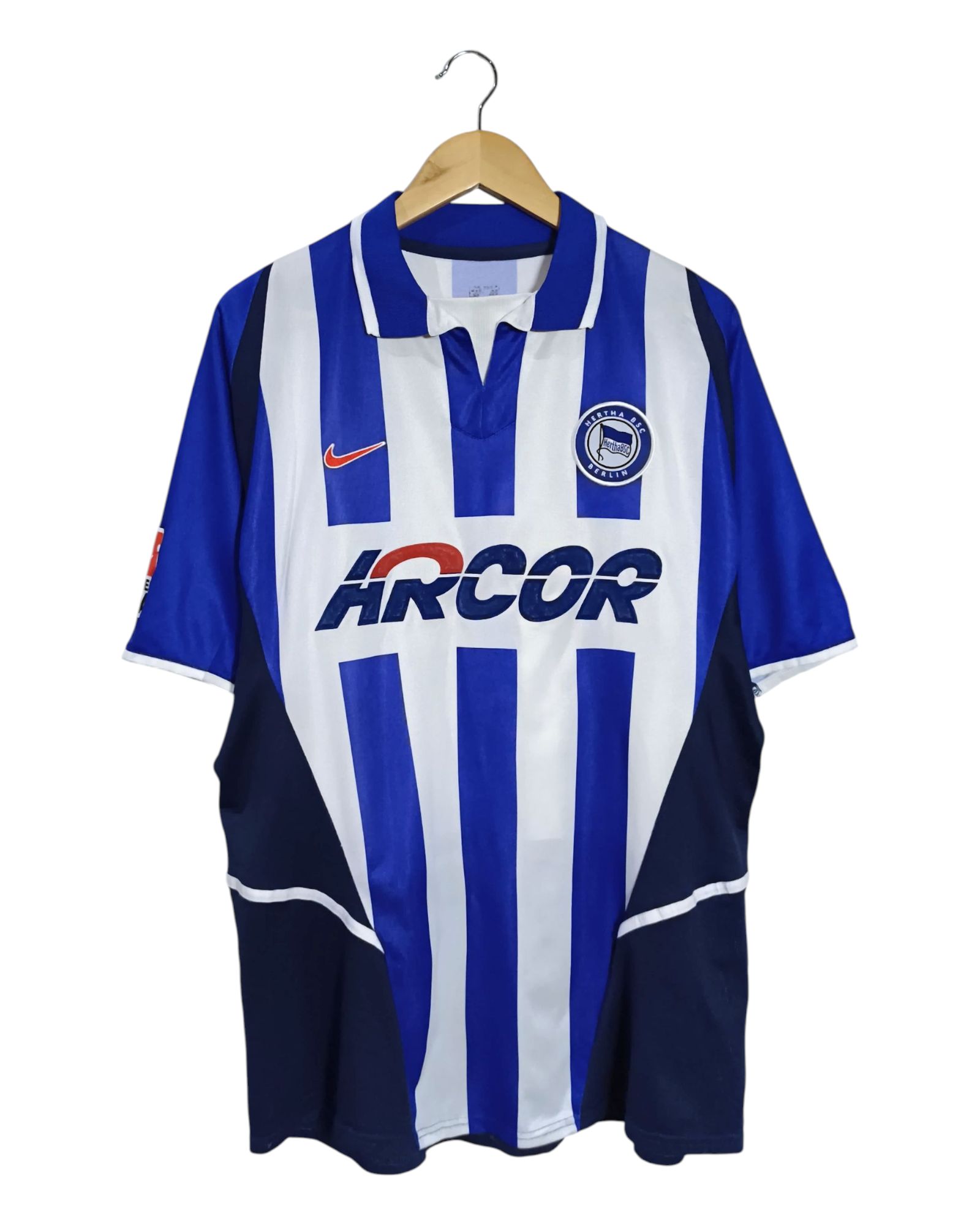 2002-04 Hertha Berlin Nike Home Shirt #3 Friedrich - (XL)