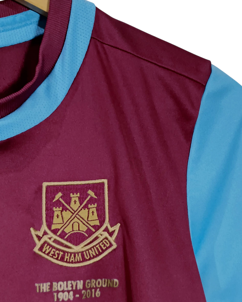 2015-16 West Ham Umbro 'Boleyn' Home Shirt - (L.Boys)
