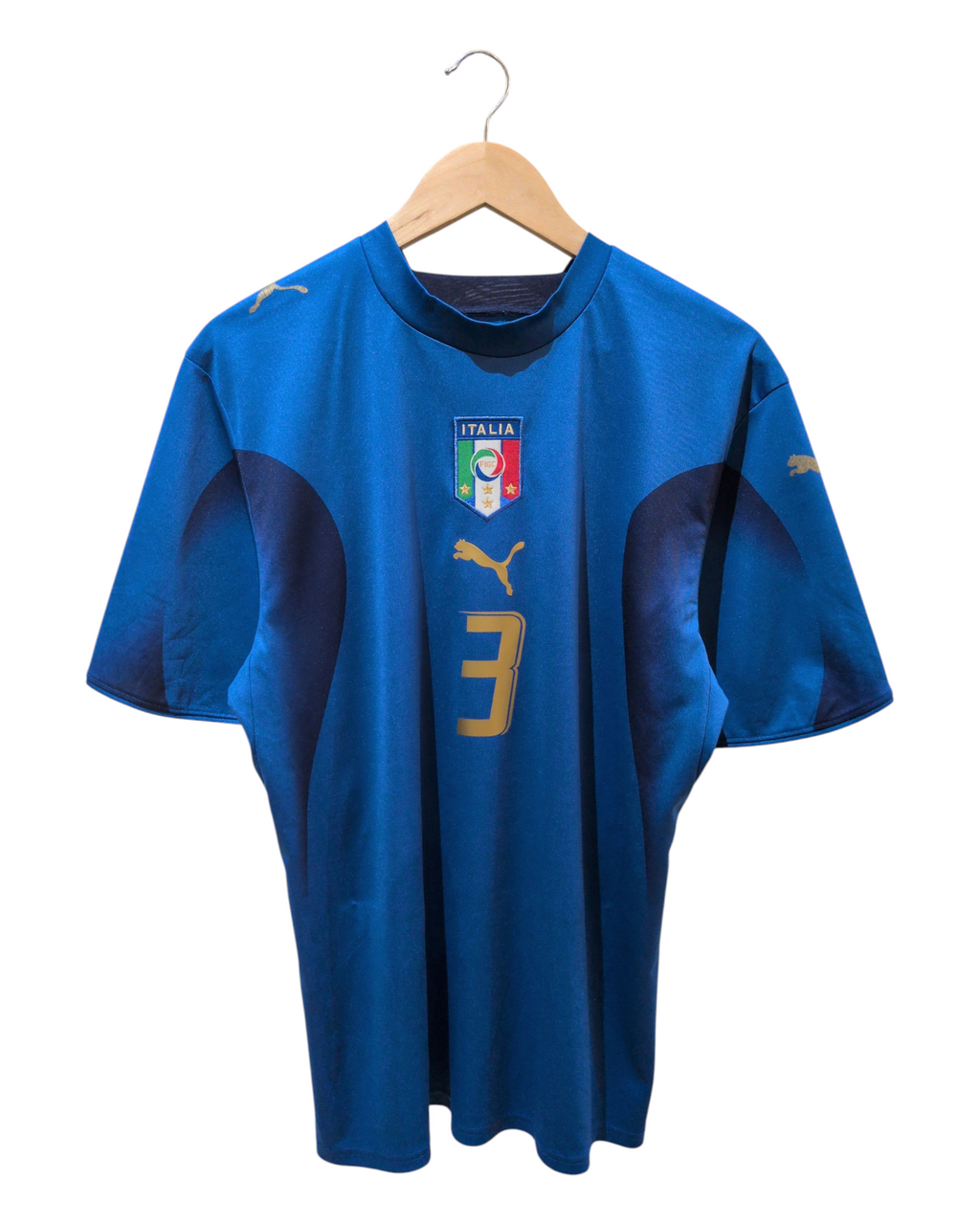 2006 Italy Puma Home Shirt #3 Grosso - (M)