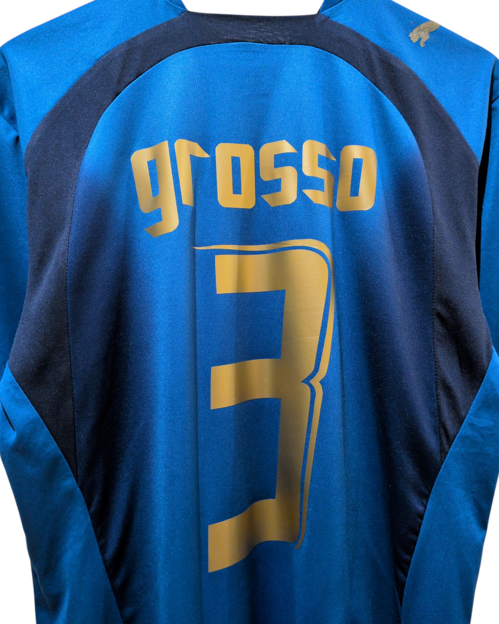 2006 Italy Puma Home Shirt #3 Grosso - (M)