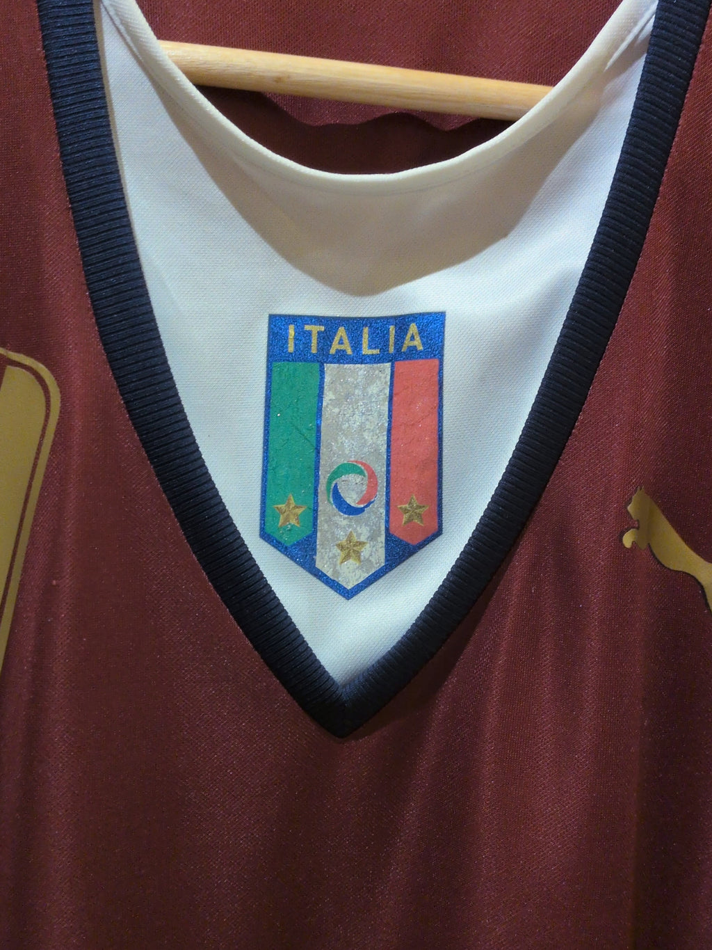 2006 Italy Puma Goalkeeper L/S Shirt #1 Buffon - (M)