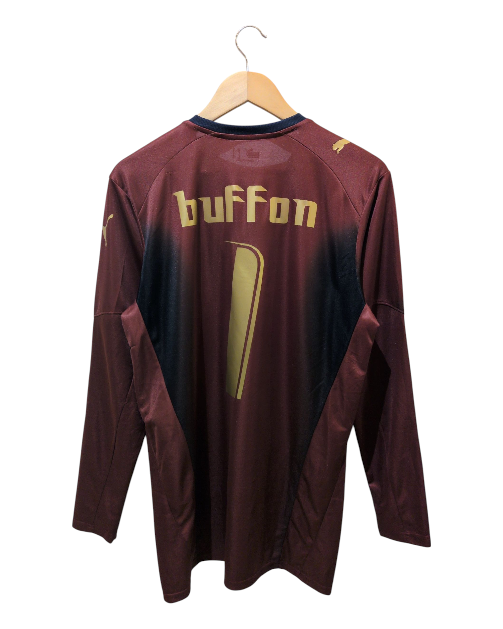 2006 Italy Puma Goalkeeper L/S Shirt #1 Buffon - (M)