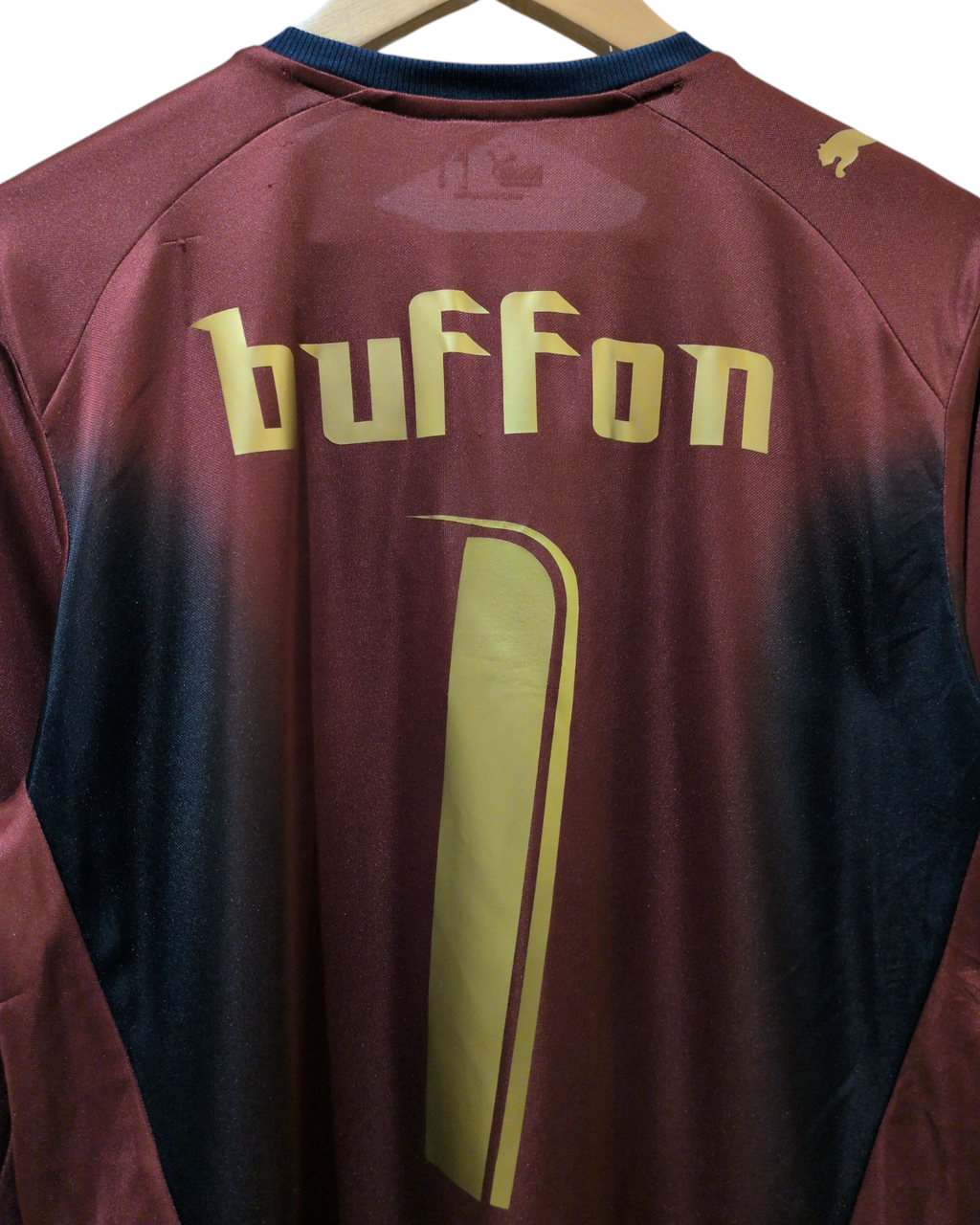 2006 Italy Puma Goalkeeper L/S Shirt #1 Buffon - (M)