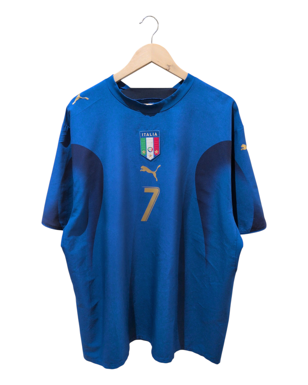 2006 Italy Puma Home Shirt #7 Del Piero - (XL)