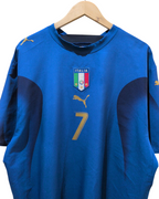 2006 Italy Puma Home Shirt #7 Del Piero - (XL)