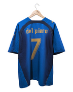 2006 Italy Puma Home Shirt #7 Del Piero - (XL)