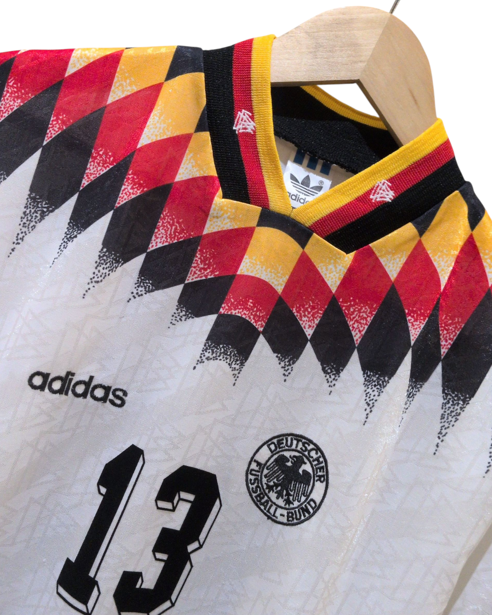 1994-96 Germany Adidas Home Shirt #13 Voller - (XS)