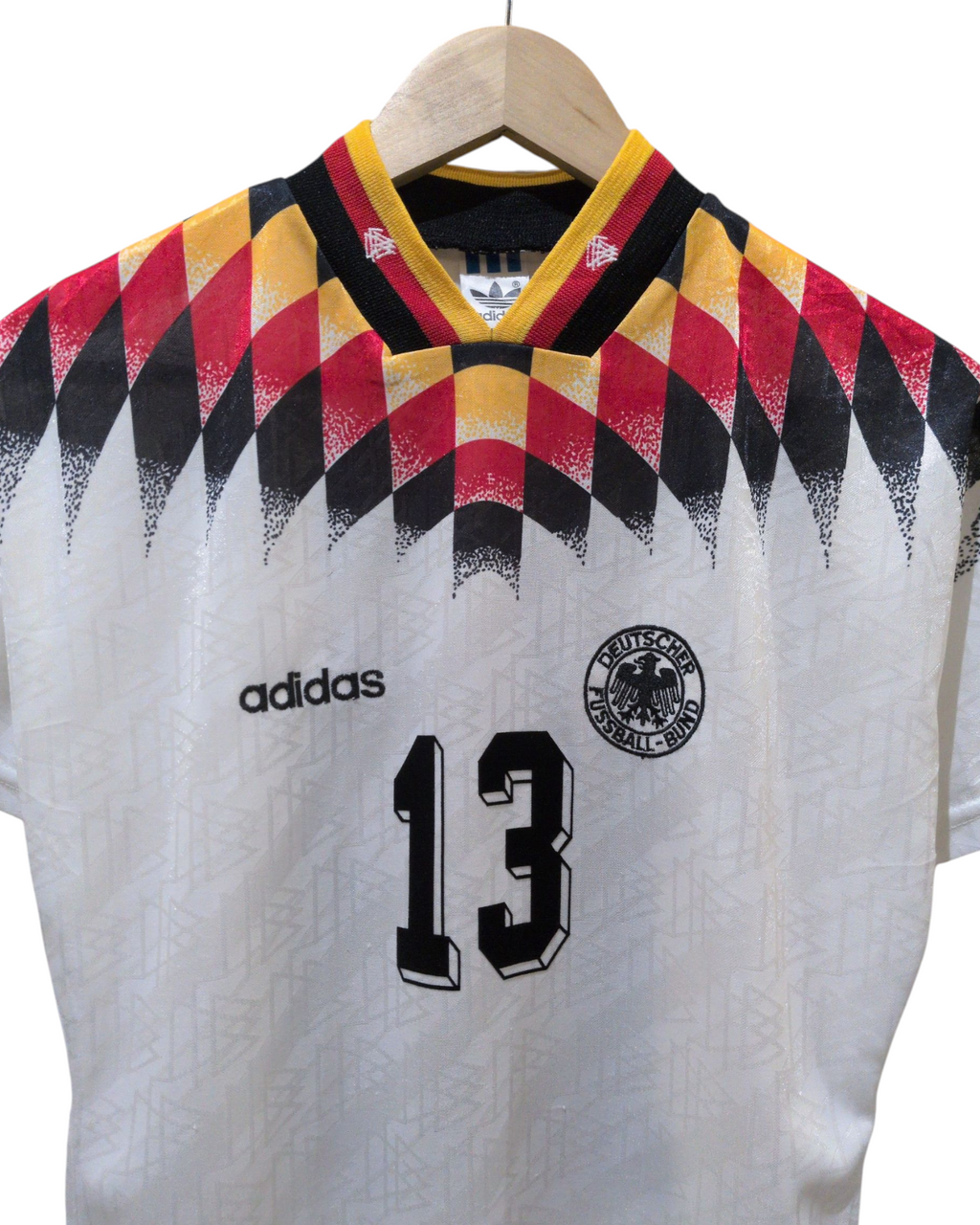 1994-96 Germany Adidas Home Shirt #13 Voller - (XS)