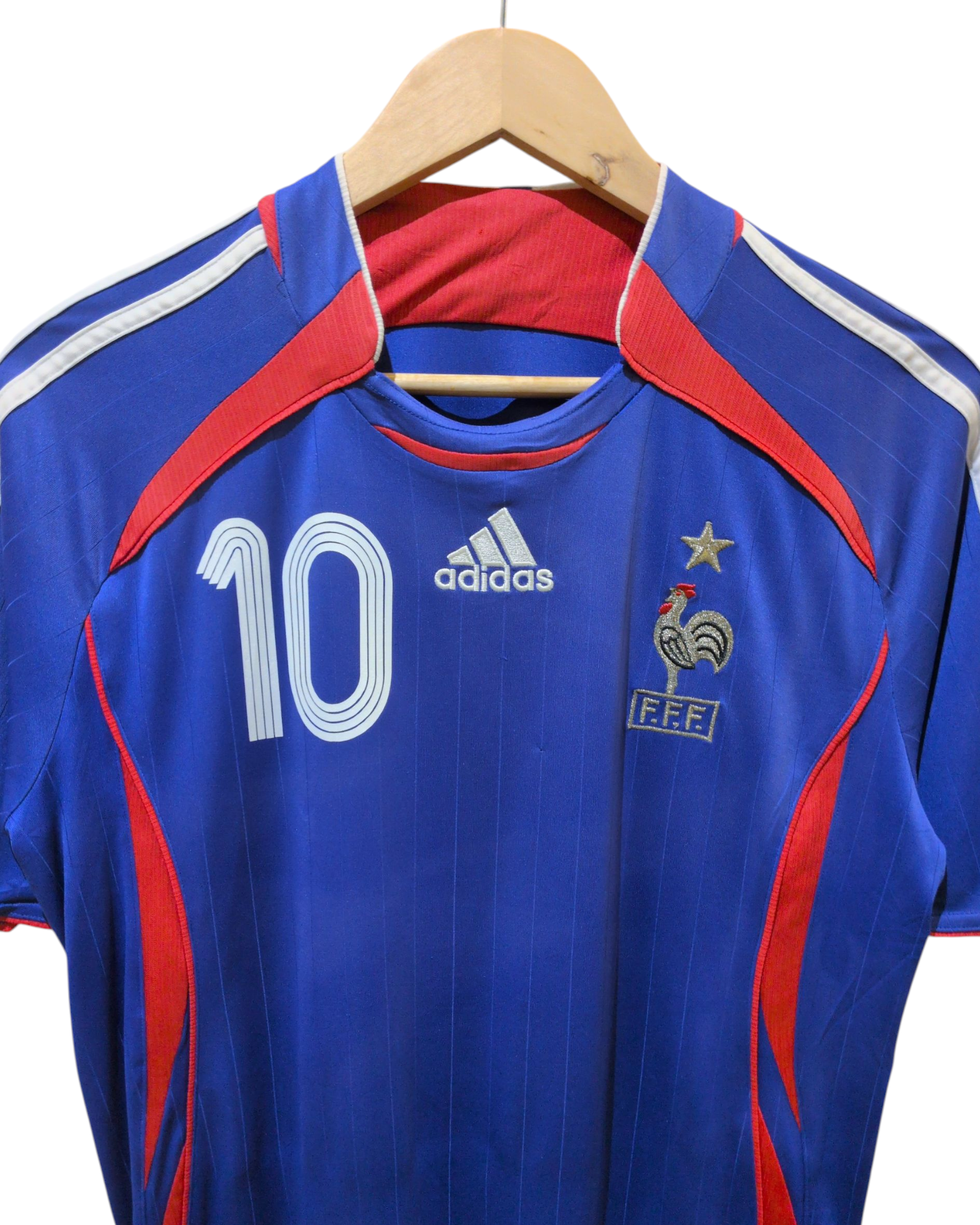 2006-07 France Adidas Home Shirt #10 Zidane - (S)