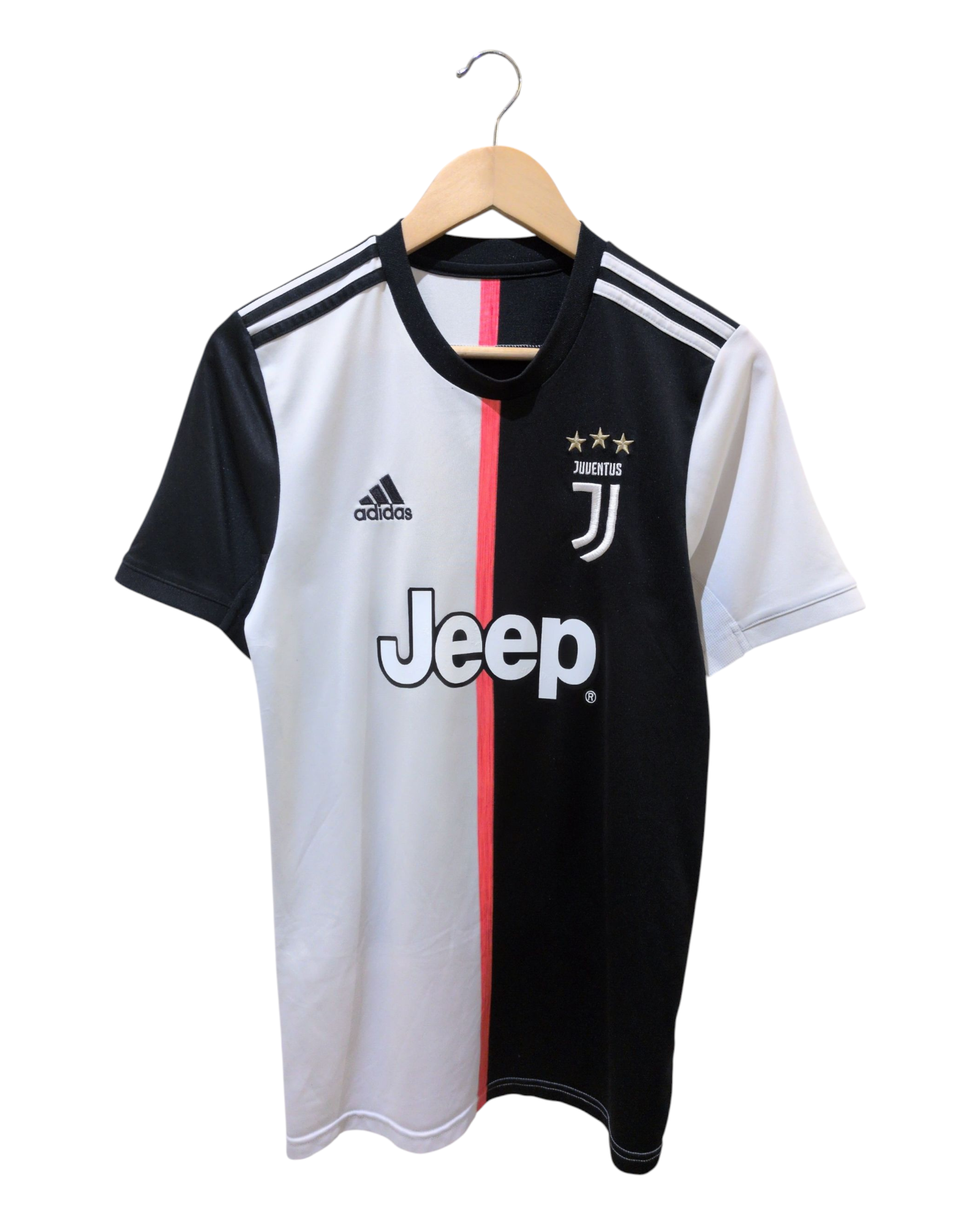 2019-20 Juventus Adidas Home Shirt #7 Ronaldo - (S)