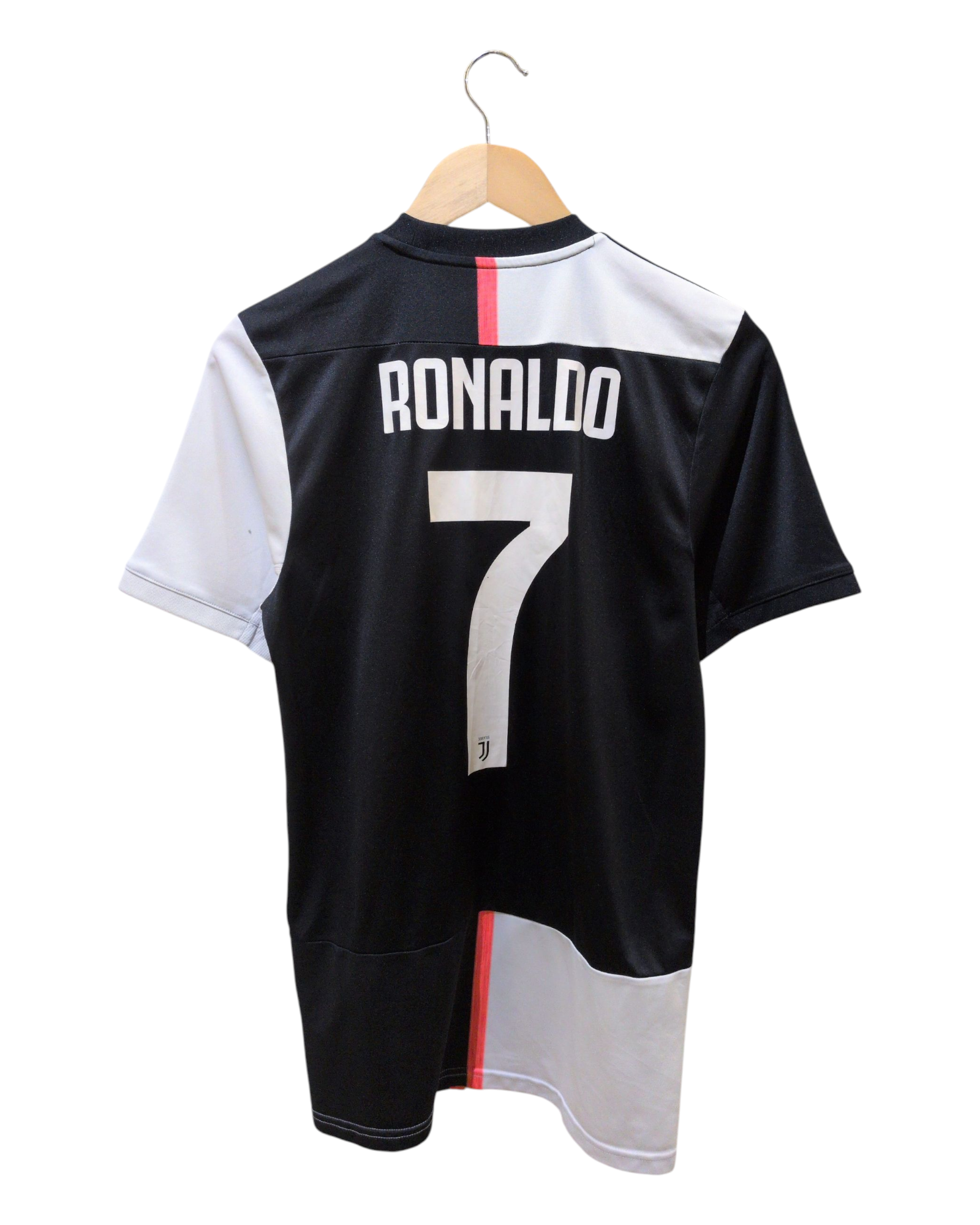 2019-20 Juventus Adidas Home Shirt #7 Ronaldo - (S)
