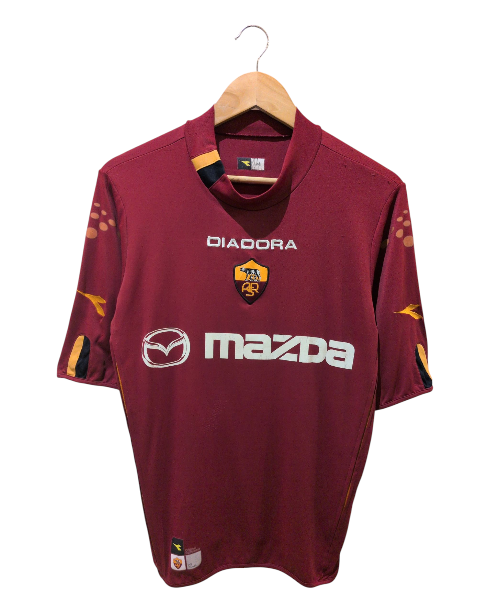 2004-05 AS Roma Diadora Home Shirt #10 Totti - (L)
