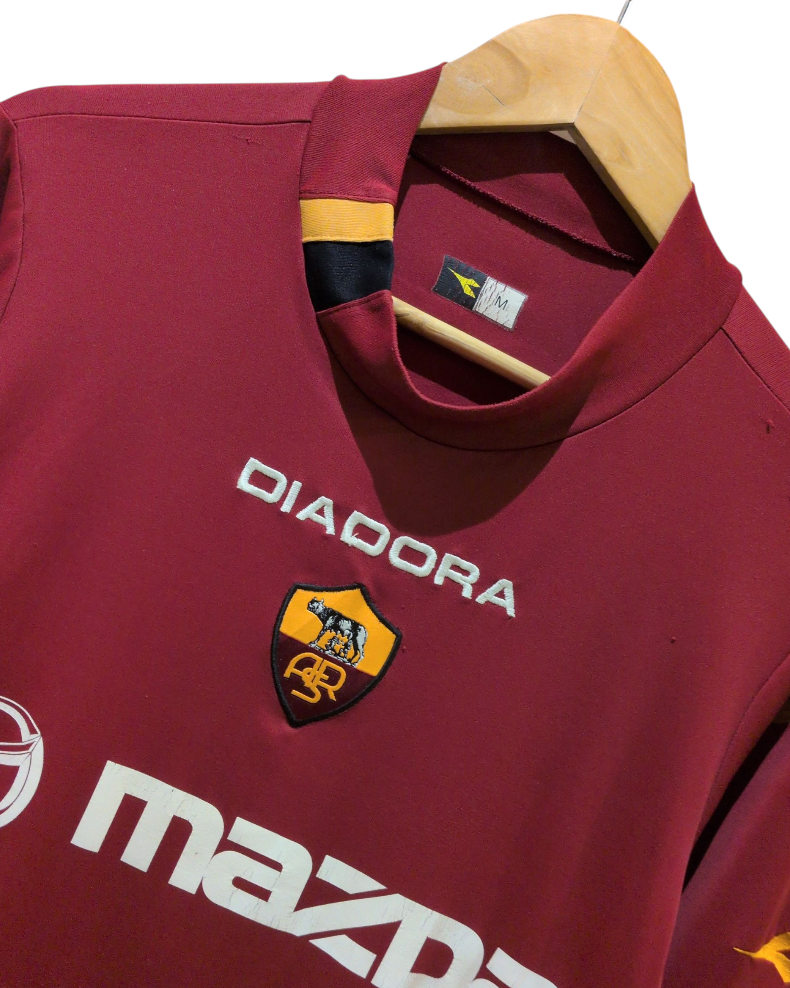 2004-05 AS Roma Diadora Home Shirt #10 Totti - (L)