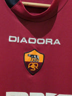 2004-05 AS Roma Diadora Home Shirt #10 Totti - (L)