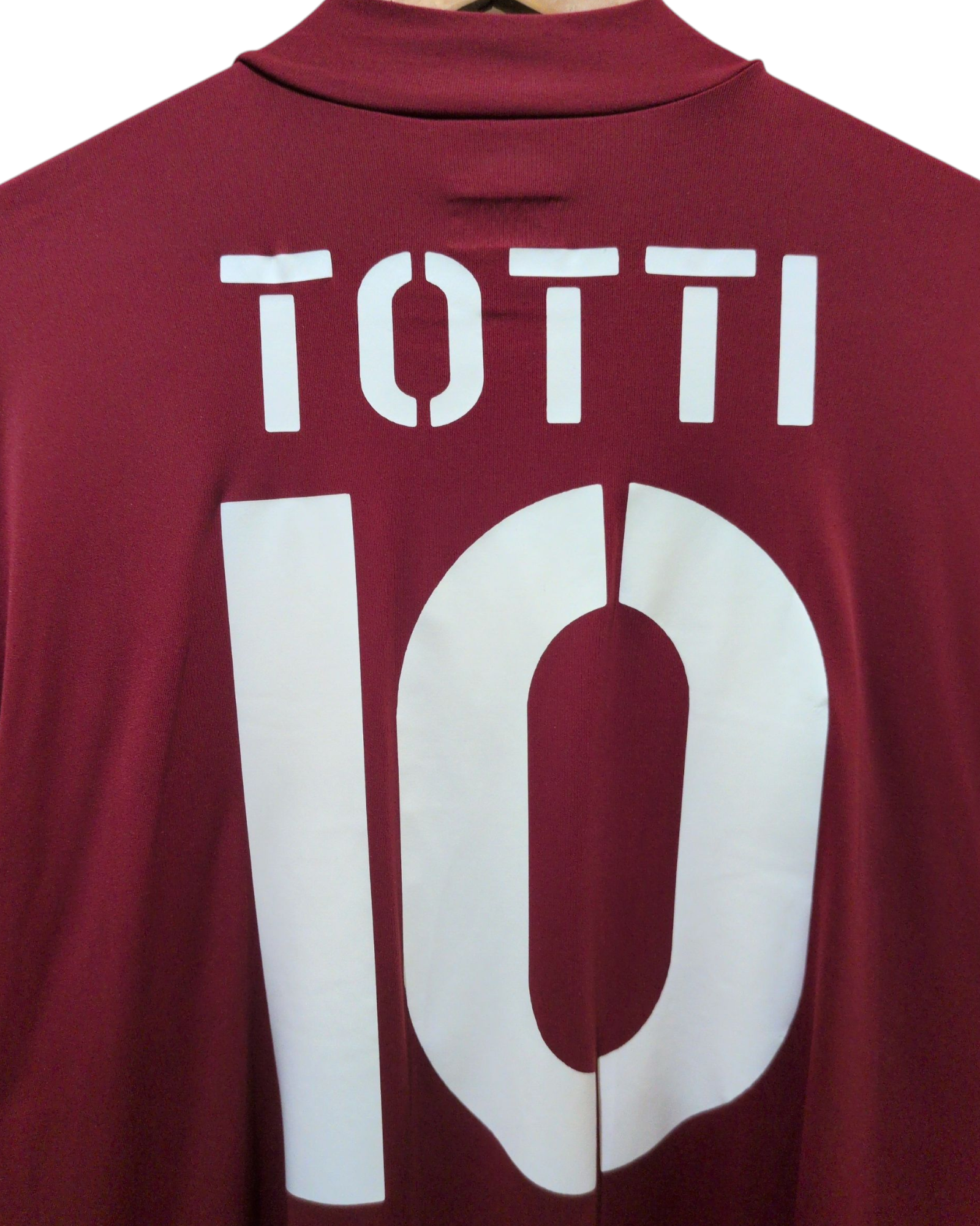 2004-05 AS Roma Diadora Home Shirt #10 Totti - (L)