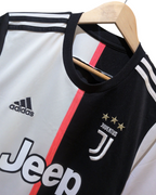 2019-20 Juventus Adidas Home Shirt #7 Ronaldo - (M)