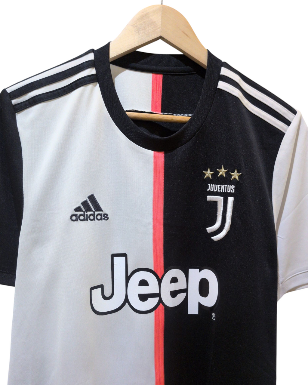 2019-20 Juventus Adidas Home Shirt #7 Ronaldo - (M)