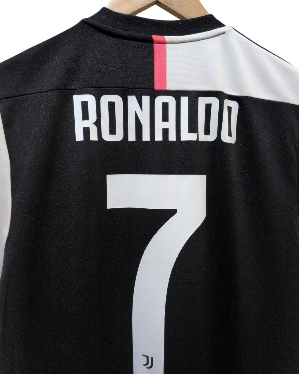 2019-20 Juventus Adidas Home Shirt #7 Ronaldo - (M)