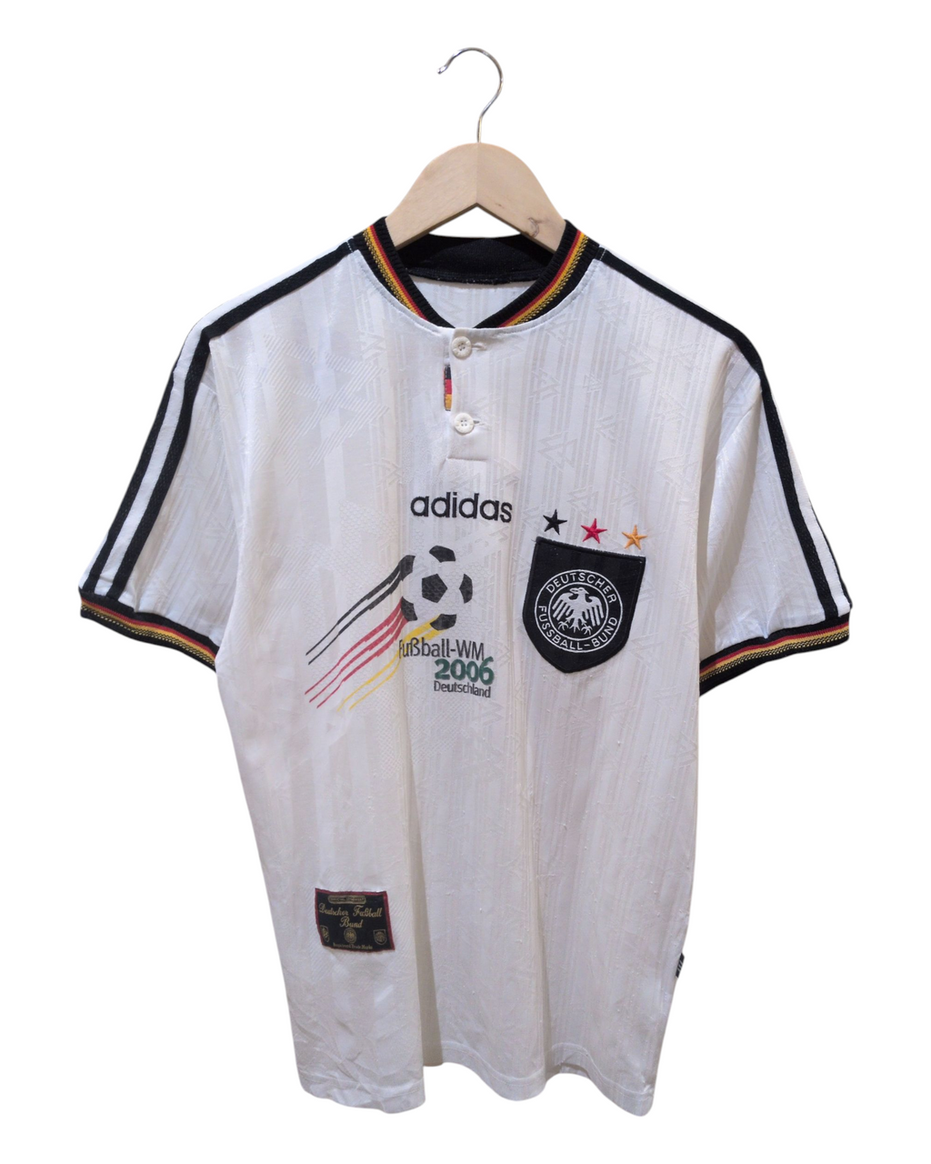 1996-98 Germany Adidas WM2006 Home Shirt #7 Moller - (M)