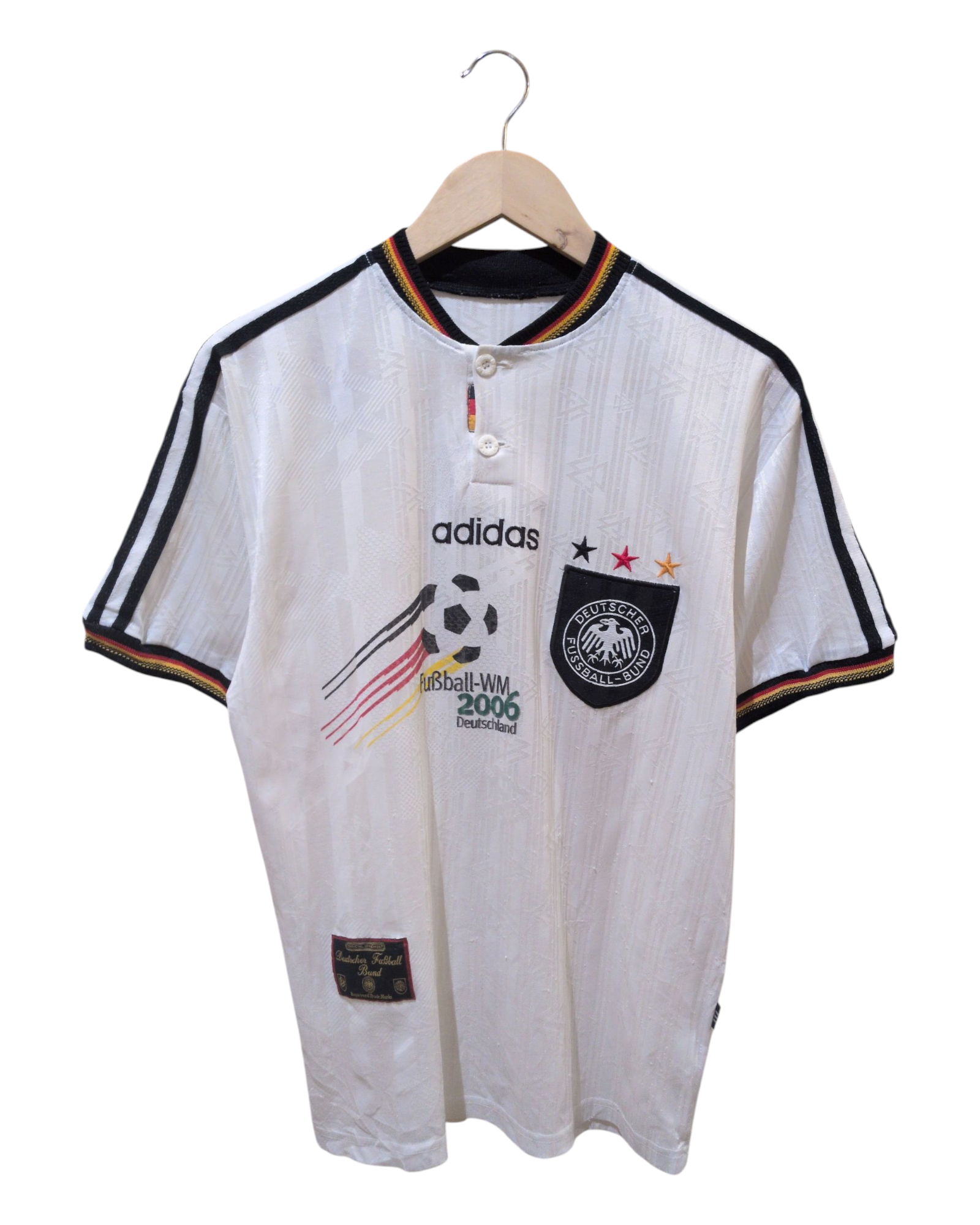 1996-98 Germany Adidas WM2006 Home Shirt #7 Moller - (M)