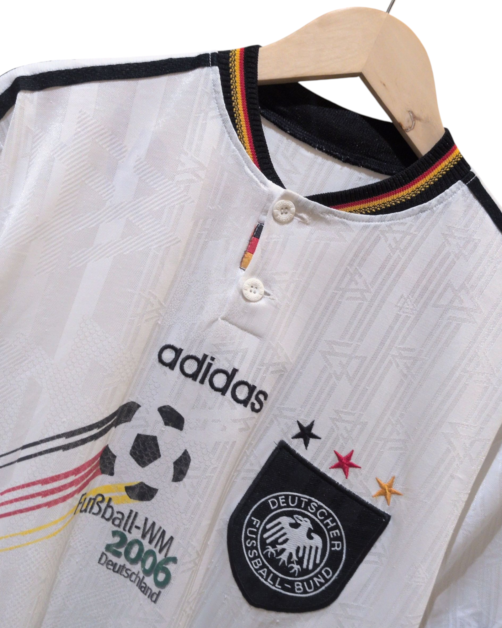 1996-98 Germany Adidas WM2006 Home Shirt #7 Moller - (M)