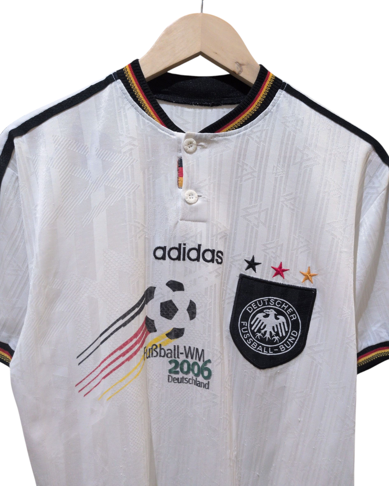 1996-98 Germany Adidas WM2006 Home Shirt #7 Moller - (M)