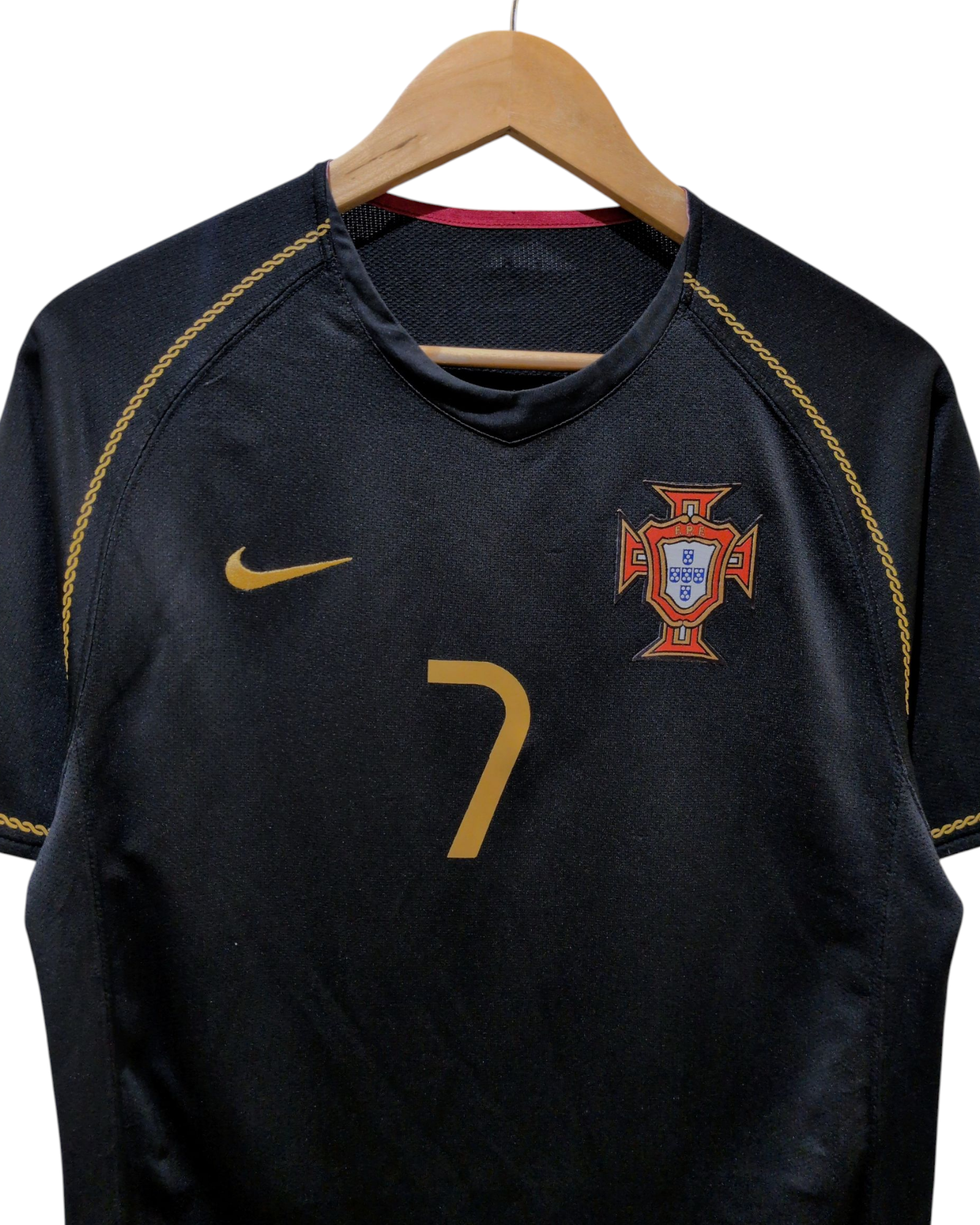 2006-07 Portugal Nike Away Shirt #7 Figo - (M)