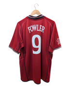 2002-04 England Umbro Reversible Away Shirt #9 Fowler - (XL)