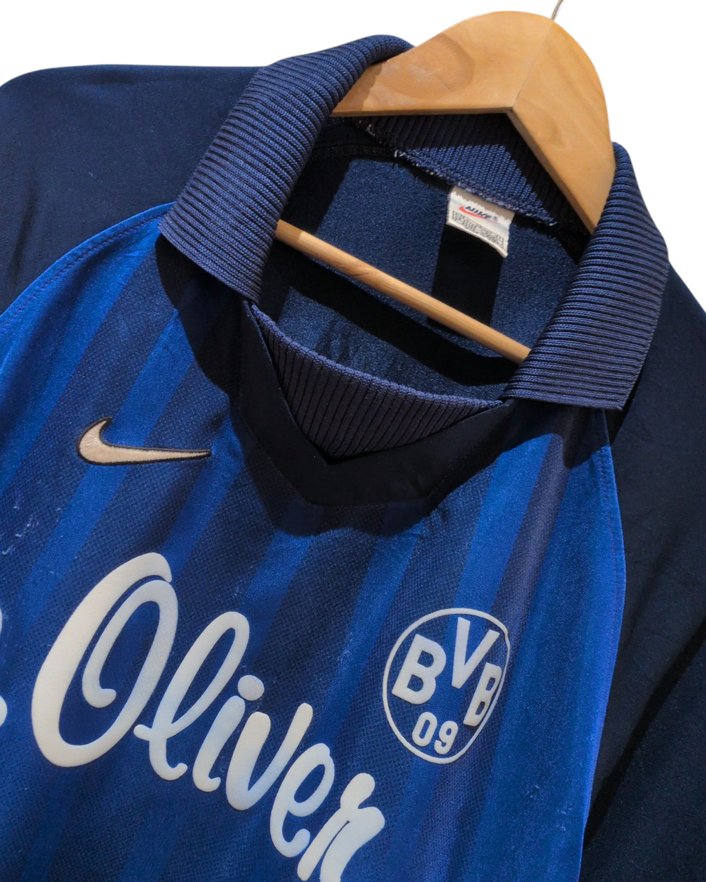 1997-98 Borussia Dortmund Nike Goalkeeper L/S Shirt #1 Klos - (L)