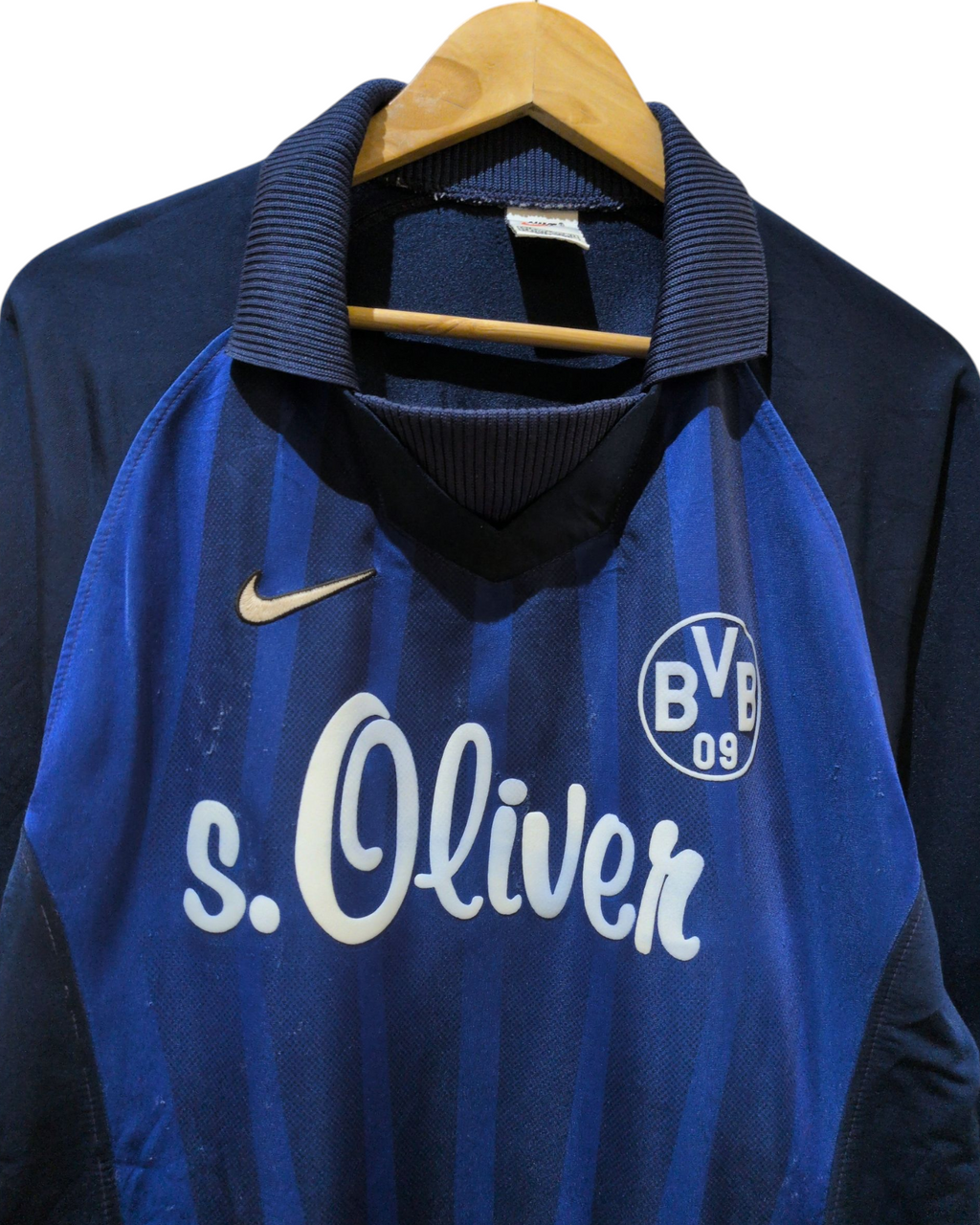 1997-98 Borussia Dortmund Nike Goalkeeper L/S Shirt #1 Klos - (L)