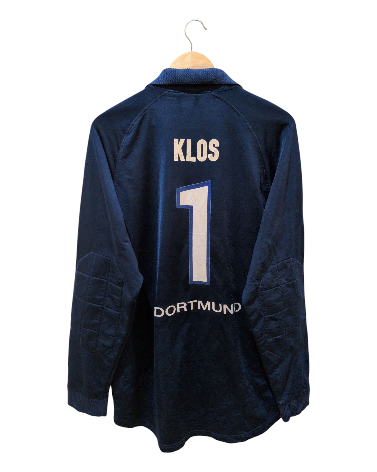 1997-98 Borussia Dortmund Nike Goalkeeper L/S Shirt #1 Klos - (L)