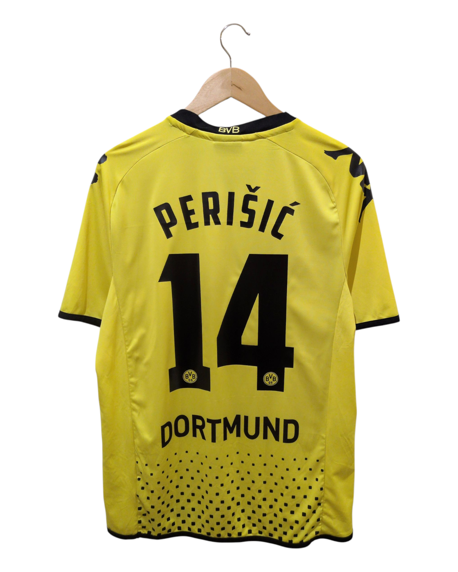 2011-12 Borussia Dortmund Kappa Home Shirt #14 Perisic - (L)