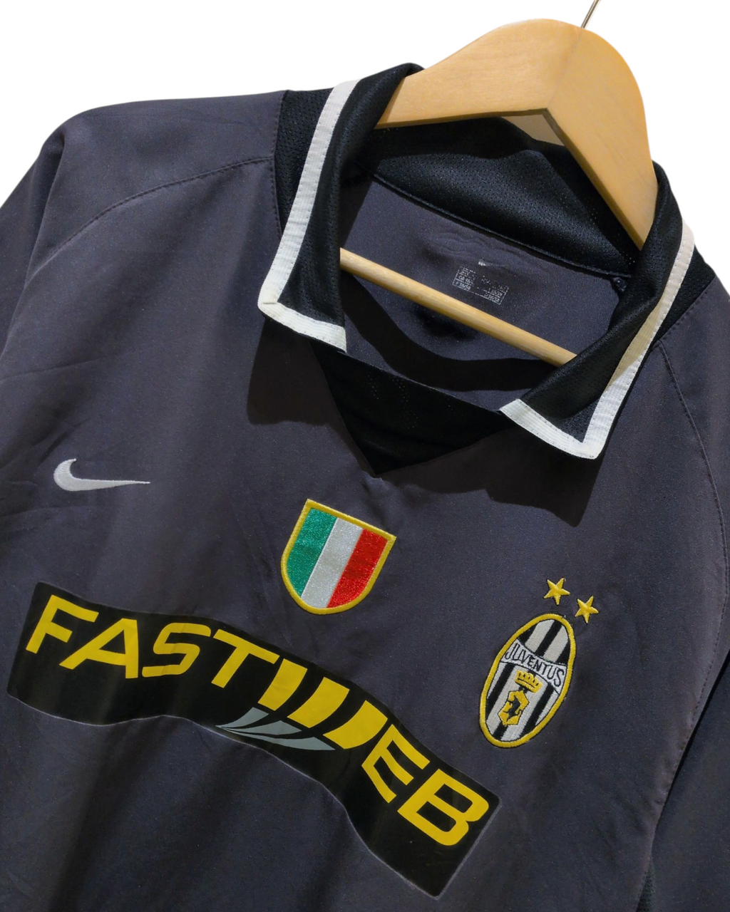 2003-04 Juventus Nike Third Shirt #11 Nedved - (XL)