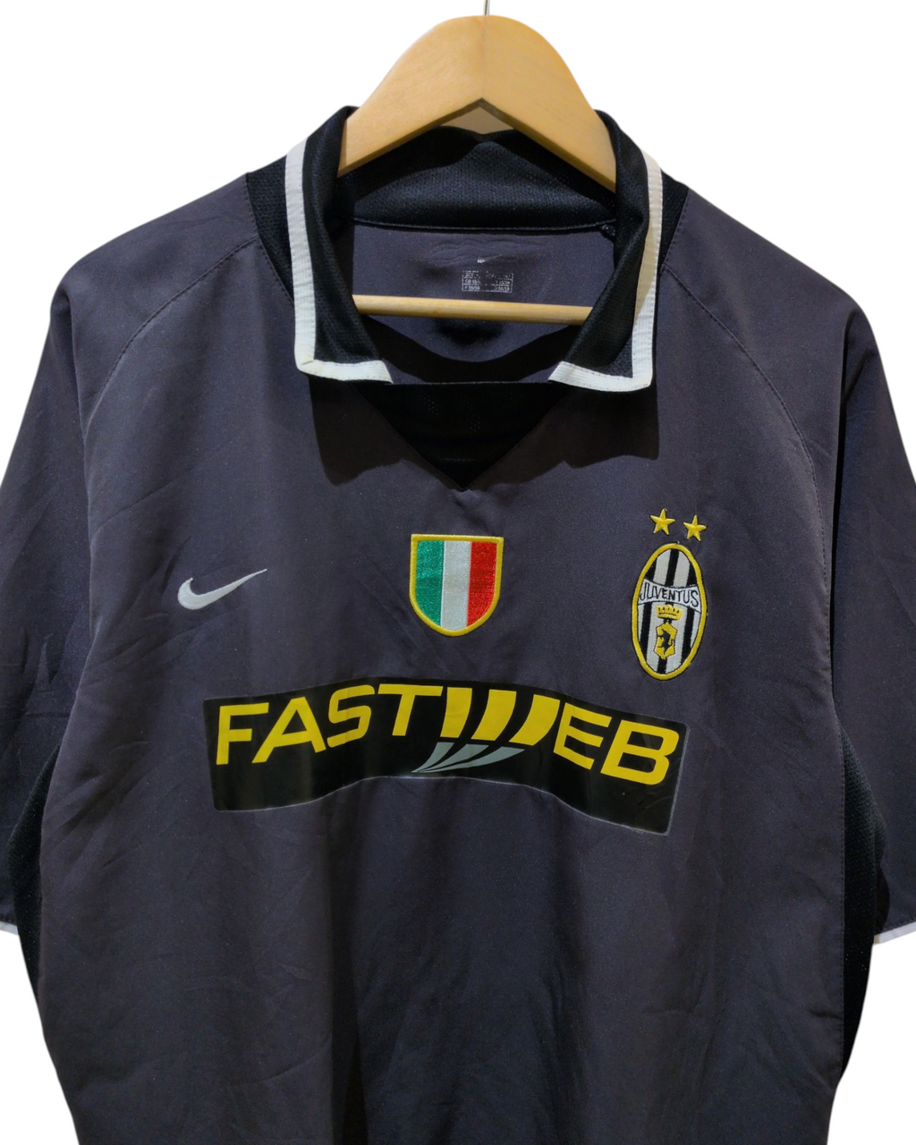 2003-04 Juventus Nike Third Shirt #11 Nedved - (XL)