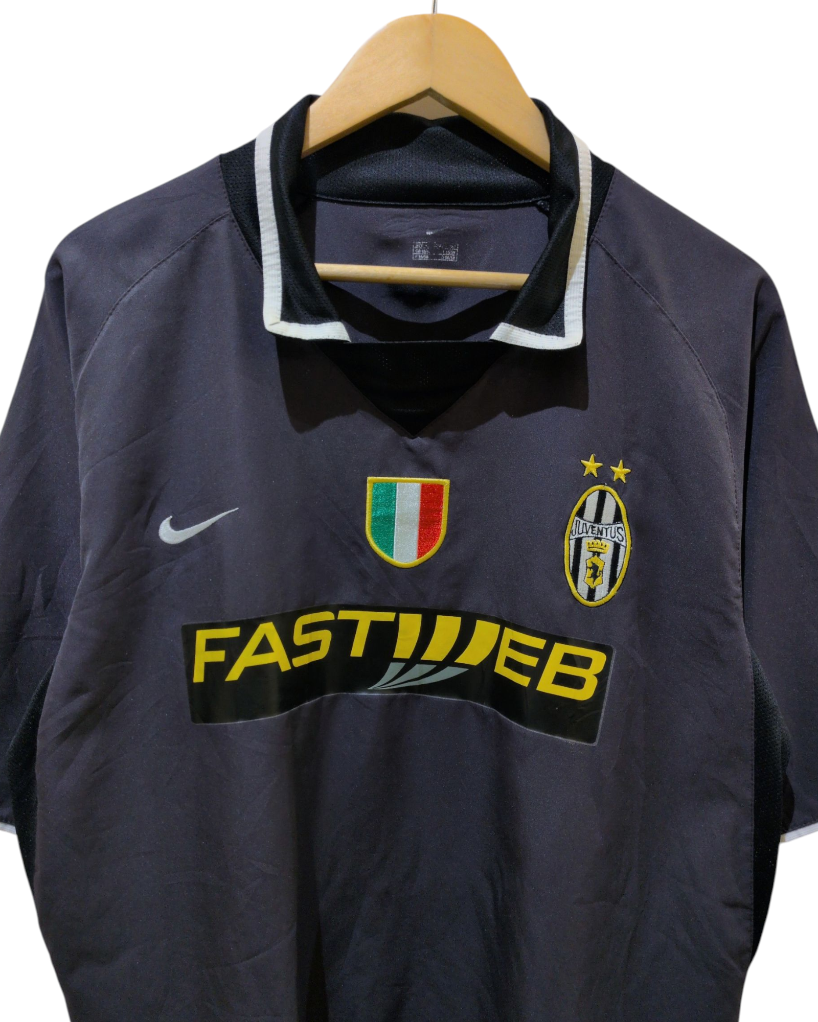 2003-04 Juventus Nike Third Shirt #11 Nedved - (XL)
