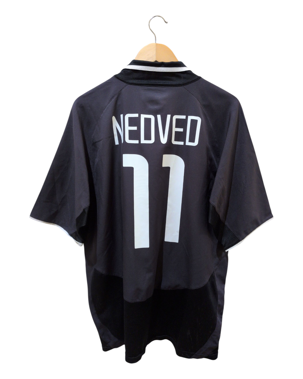2003-04 Juventus Nike Third Shirt #11 Nedved - (XL)