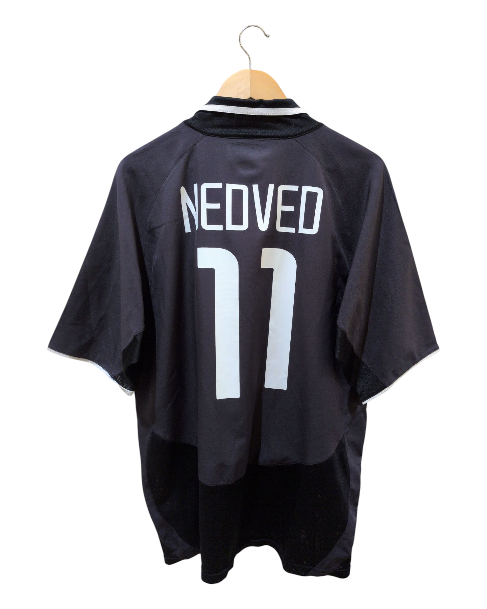 2003-04 Juventus Nike Third Shirt #11 Nedved - (XL)