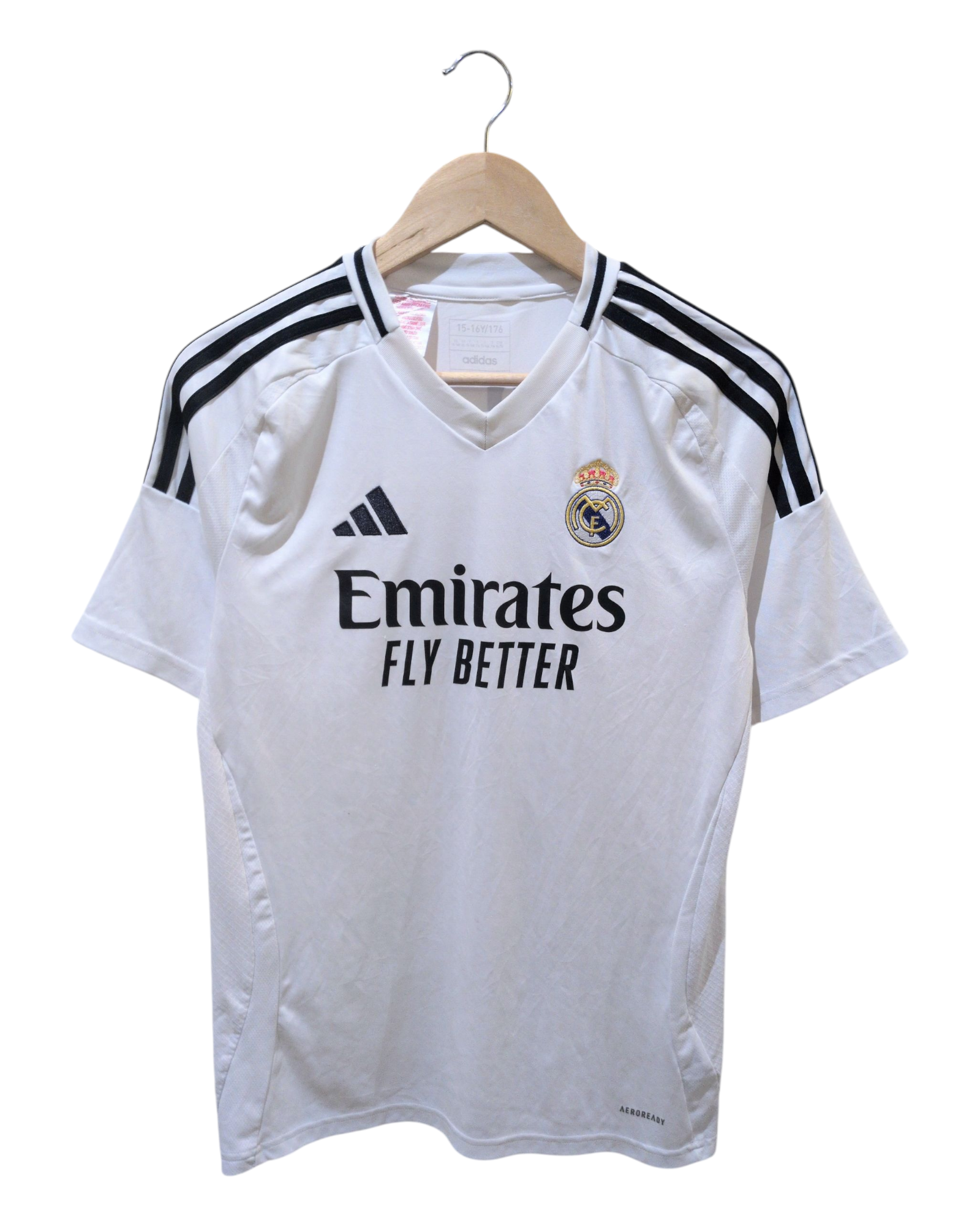2024-25 Real Madrid Adidas Home Shirt #7 Vini Jr - (XL.Boys)