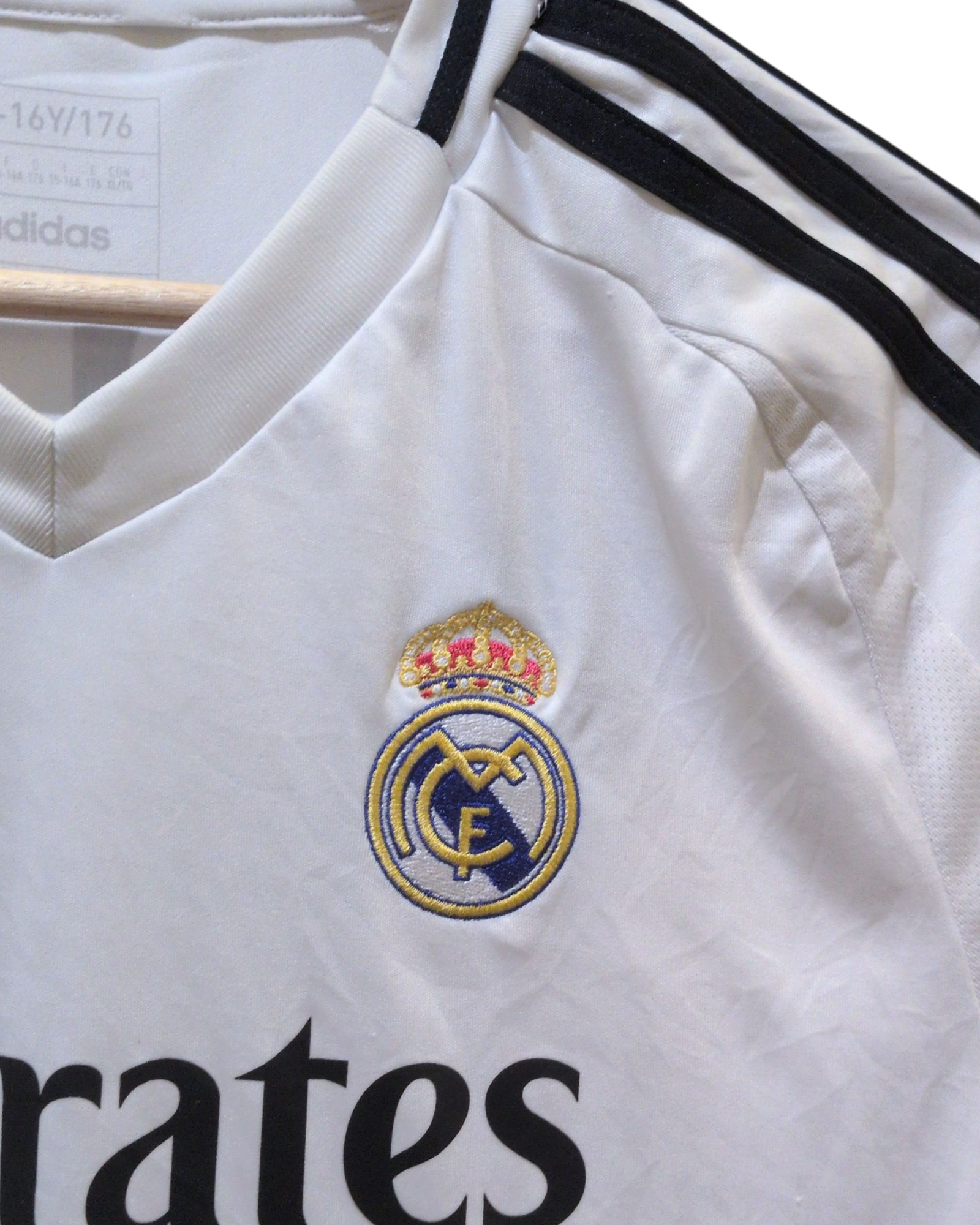2024-25 Real Madrid Adidas Home Shirt #7 Vini Jr - (XL.Boys)