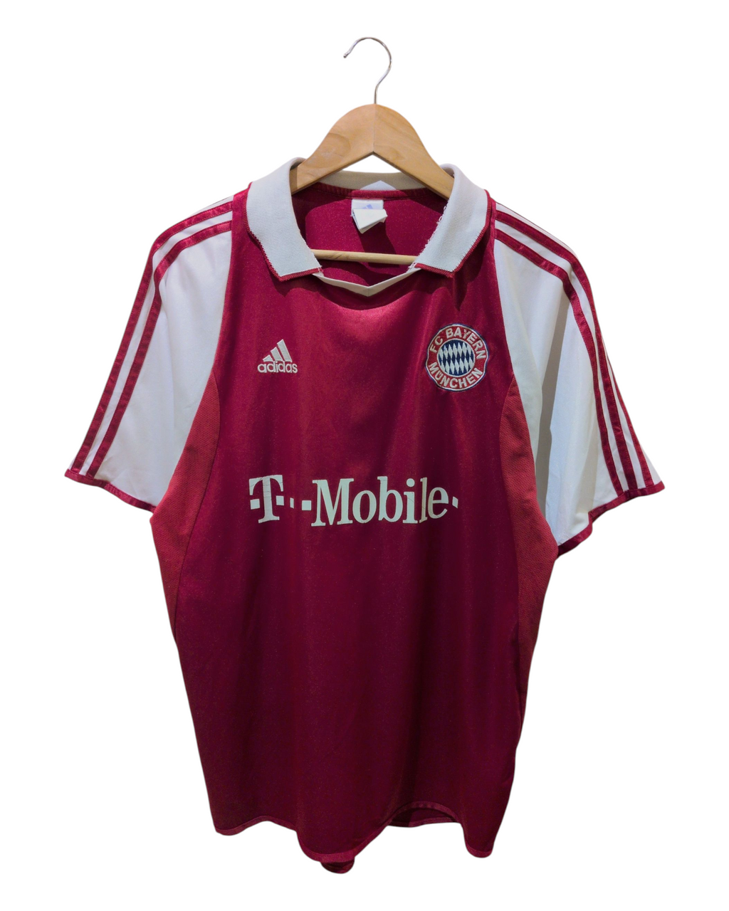 2003-04 Bayern Munich Adidas Home Shirt #7 Scholl - (M)