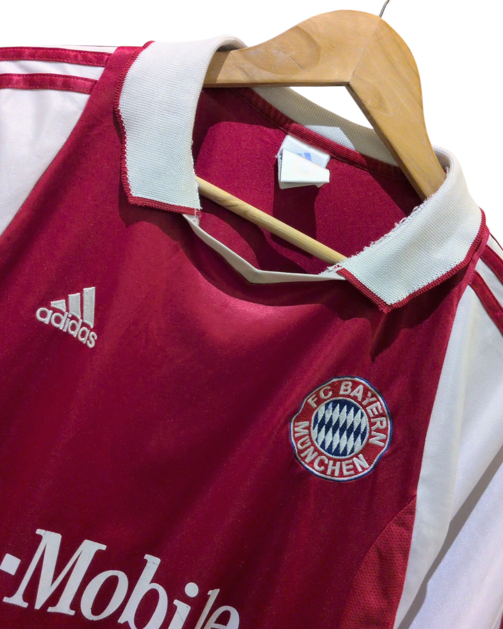 2003-04 Bayern Munich Adidas Home Shirt #7 Scholl - (M)